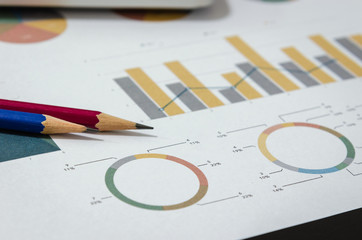 business graph and chart