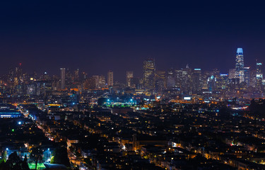Fototapeta na wymiar View of San Francisco, CA at night