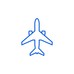 Modern Airplane Traveling Cargo Freight Icon Logo for all business company with high end look