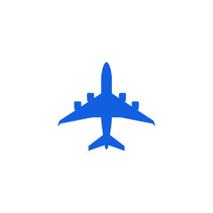 Fototapeta premium Modern Airplane Traveling Cargo Freight Icon Logo for all business company with high end look