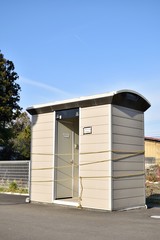 Use prohibition - The public toilet which was restricted.
