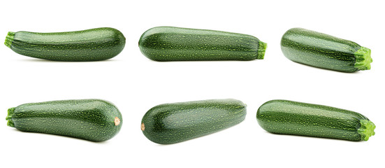 zucchini isolated on white background, clipping path, full depth of field