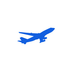 Modern Airplane Traveling Cargo Freight Icon Logo for all business company with high end look