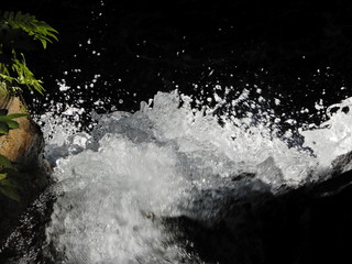 水しぶき、たき