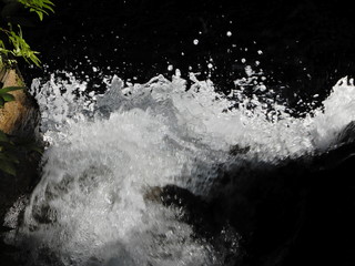 水しぶき、たき