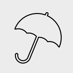 umbrella from rain and sun icon,vector image