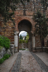 Fototapeta na wymiar Fortress of Malaga, Andalusia.
