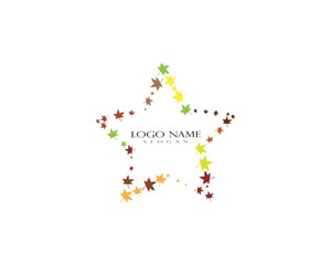 autumn Leaf Logo template vector illustration