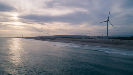 風力発電・空撮