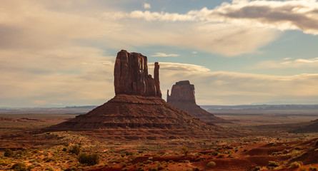 Monument Valley Tribal Park in the Arizona-Utah border, USA