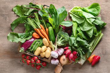 Assortment of fresh vegetables