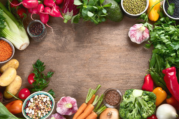 Assortment of fresh vegetables