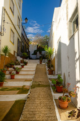Fototapeta na wymiar Alvor is a tourist destination in Algarve region, Portugal