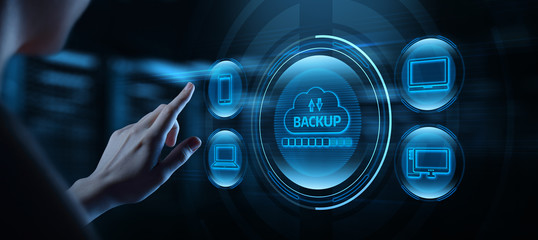 Backup Storage Data Internet Technology Business concept