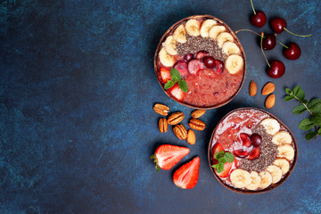 healthy breakfast smoothie bowl