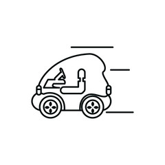Isolated eco car design vector ilustration