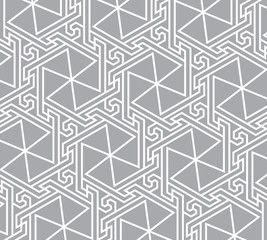 Oriental vector pattern. Arabic geometric ornament for background