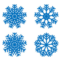 Snowflake icons kit.