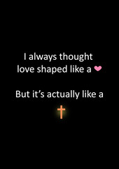 Biblical Phrase, typography for print or use as poster, card, flyer or banner