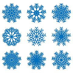 Snowflake icons kit.