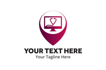 computer service creative illustration vector of graphic , laptop service illustration vector , vector of computer service logo illustration for logo identity and business