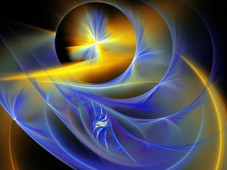 abstract multicolored fractal pattern