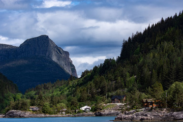 Naklejka na ściany i meble Sognefjord scenery, Norway