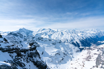 Fototapeta na wymiar Titlis mountain in summer, Switzerland