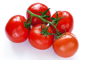 tomatoes isolated on white background