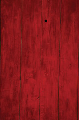 Rough wooden planks in an old door