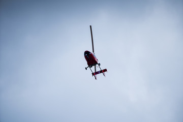 Airplane in the sky