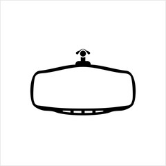Car Rear View Mirror Icon