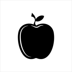 Fototapeta premium Apple Icon, Fruit / Food Icon