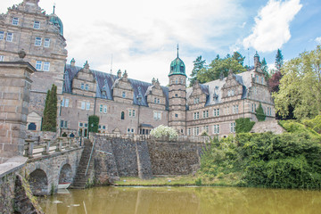 water Castle Schloss Hämelschenburg Emmerthal near Hameln Lower Saxony (Niedersachsen)