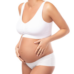 Pregnant woman has pain in her stomach