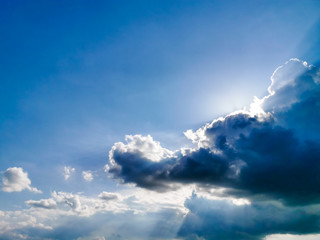 Fototapeta na wymiar Sky clouds,sky with clouds and sun