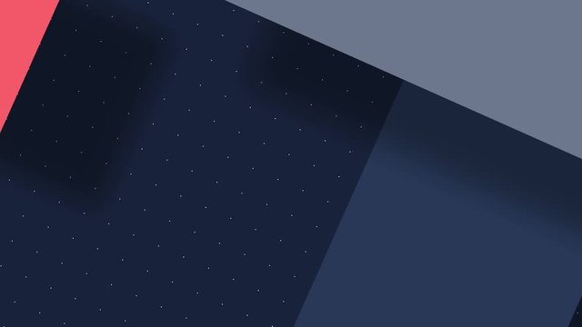 Material design background. Modern color backdrop. Abstract dynamic illustration. Seamless looping animation.