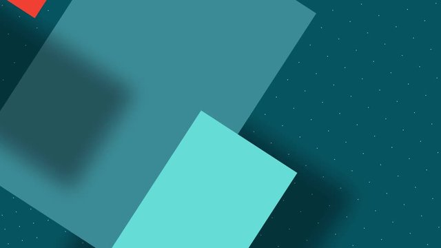 Material design background. Modern color backdrop. Abstract dynamic illustration. Seamless looping animation.