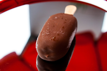 Chocolate ice cream.