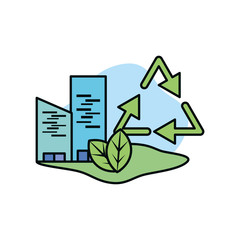 Recycle icon represented by arrows