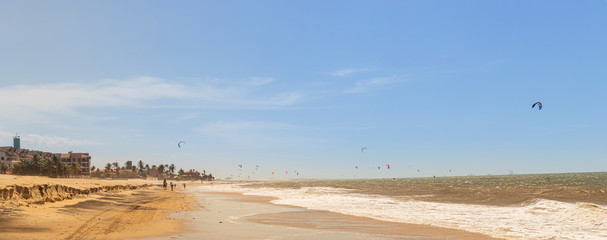 landscape beach of Cumbuco, Ceará - Brazil