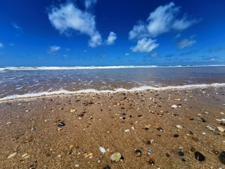 summer sun beach france atlantic bretagne