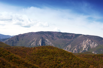 Fototapeta premium landscape in the mountains