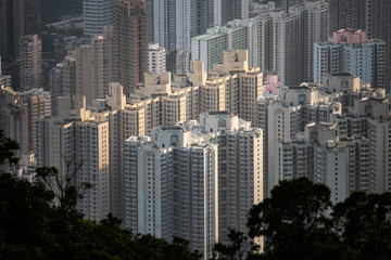 Fototapeta na wymiar Amazing view on Hong Kong city