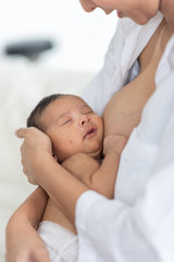 Newborn baby concept, Asian Baby boy