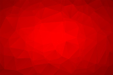 Red Low poly crystal background. Polygon design pattern. environment green Low poly vector illustration, low polygon background.