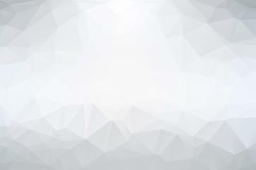 Obraz premium White Grey Low poly crystal background. Polygon design pattern. environment green Low poly vector illustration, low polygon background.