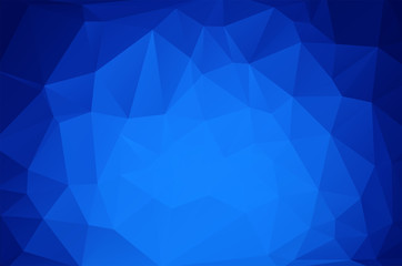 Obraz premium Blue Low poly crystal background. Polygon design pattern. environment green Low poly vector illustration, low polygon background.