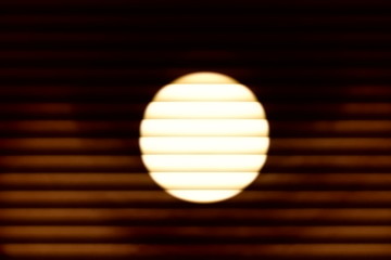 lights on black background