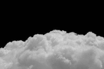Clouds over  black background .Abstract drak.
